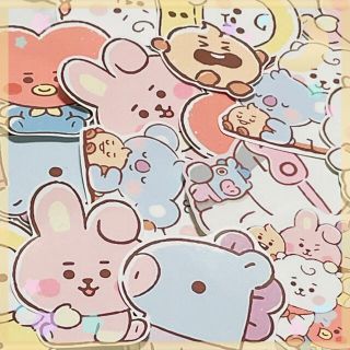 防弾少年団 Bts Bt21ベビーbigステッカーの通販 By Niko S Shop ボウダンショウネンダンならラクマ