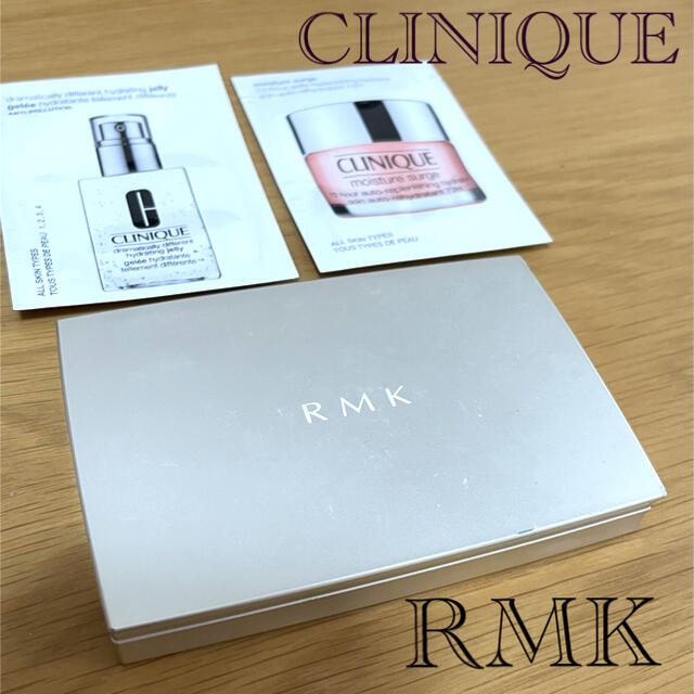 RMK(アールエムケー)のRMKファンデーションケース&クリニーク保湿ジェルセット コスメ/美容のベースメイク/化粧品(ファンデーション)の商品写真