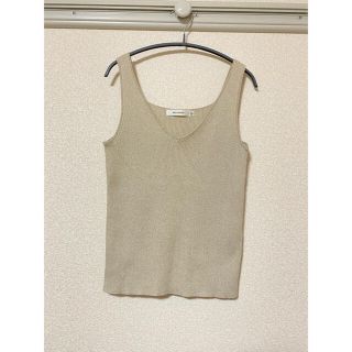 マウジー(moussy)のMOUSSY ニットタンクトップ(タンクトップ)