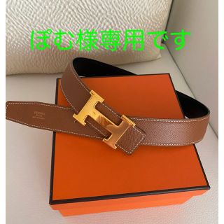 エルメス(Hermes)のエルメス　コンスタンス　黒　ゴールド　ベルト(ベルト)