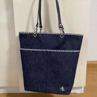 ラルフローレン(Ralph Lauren)のラルフローレン　デニムトートバッグ　美品(トートバッグ)