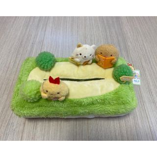 希少品】 すみっコぐらし ティッシュカバー えびふらいのしっぽのおつかい-