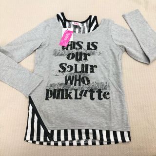 ピンクラテ(PINK-latte)のピンクラテ　150cm  女の子トップス　新品　上代3190円(Tシャツ/カットソー)