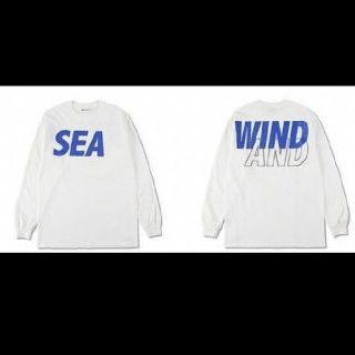 MサイズMサイズ WIND AND SEA L/S T-SHIRT White-Blue - Tシャツ