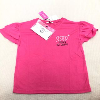 ピンクラテ(PINK-latte)の150cm  ピンクラテ　女の子トップス　ネックレス付き　新品　上代3190円(Tシャツ/カットソー)