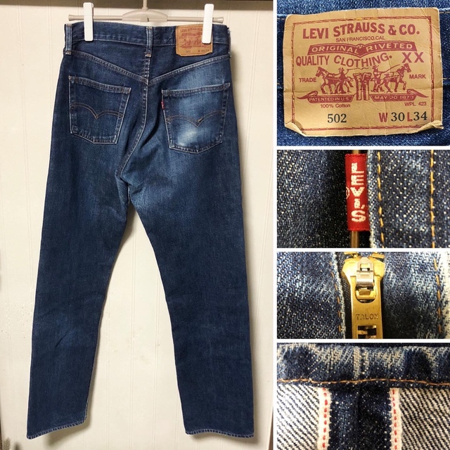 ★濃紺 Levi’s リーバイス 502xx 140周年モデル bigE W30