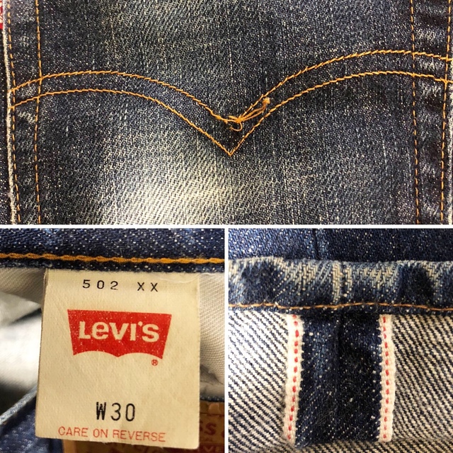 ★濃紺 Levi’s リーバイス 502xx 140周年モデル bigE W30