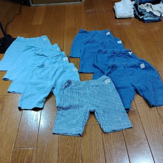 ユニクロ(UNIQLO)の【値下げ】ユニクロ　ベビー　キッズ　90センチ　男の子　五分丈　9枚セット(パンツ/スパッツ)