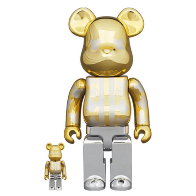 BE@RBRICK はっぴ東京 金メッキ 100％ & 400％