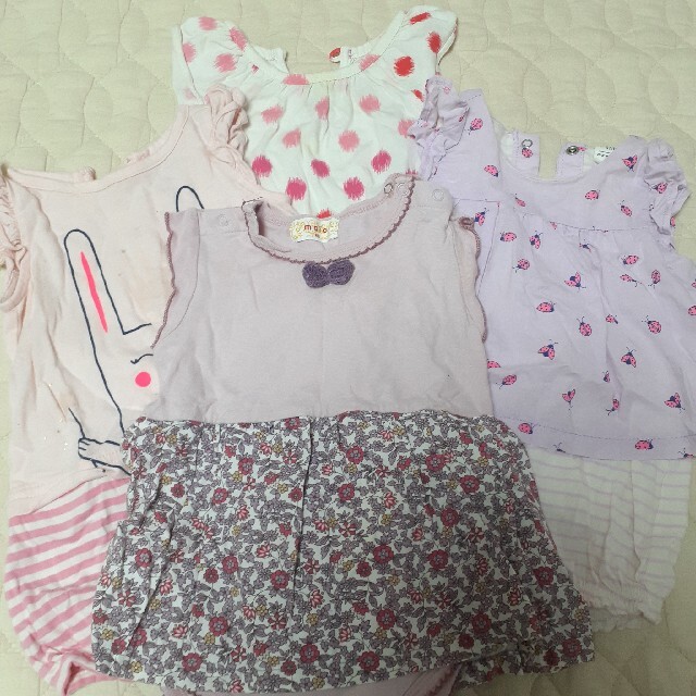 babyGAP(ベビーギャップ)の専用★夏物ベビー60サイズ キッズ/ベビー/マタニティのベビー服(~85cm)(ロンパース)の商品写真