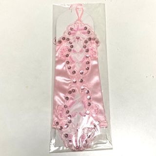 新品未使用 ロンググローブ フィンガーレス キッズ ピンク(ドレス/フォーマル)