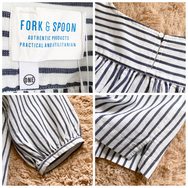 URBAN RESEARCH(アーバンリサーチ)の【kumako0521様専用】新品タグ付き FORK&SPOON ドビーブラウス レディースのトップス(シャツ/ブラウス(長袖/七分))の商品写真