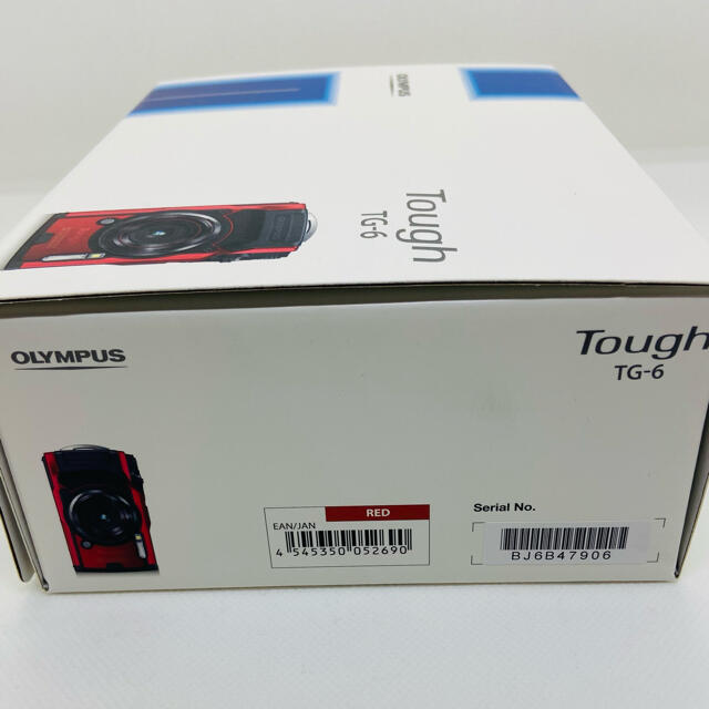 OLYMPUS(オリンパス)のオリンパス コンパクトデジタルカメラ Tough TG-6 レッド スマホ/家電/カメラのカメラ(コンパクトデジタルカメラ)の商品写真