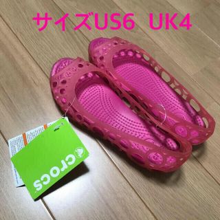 クロックス(crocs)のサイズUS6  UK4 クロックス　サンダル(サンダル)