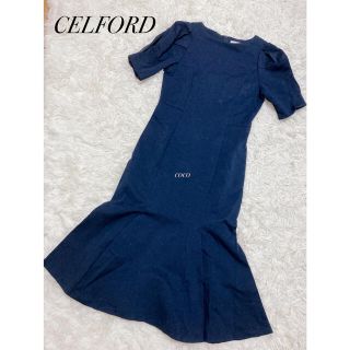 フォクシー(FOXEY)のcelford☆タイトヘムワンピース(ひざ丈ワンピース)