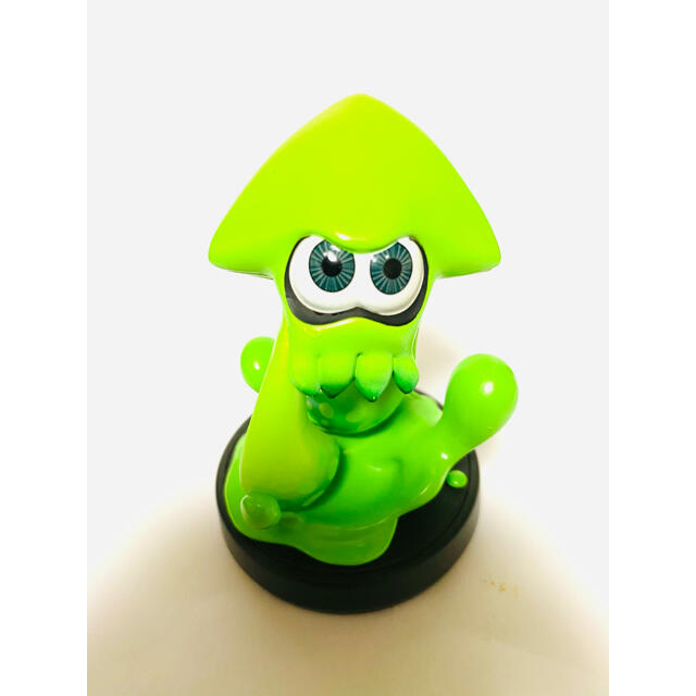 任天堂(ニンテンドウ)のイカ グリーン amiibo アミーボ スプラトゥーン Switch スイッチ エンタメ/ホビーのフィギュア(ゲームキャラクター)の商品写真