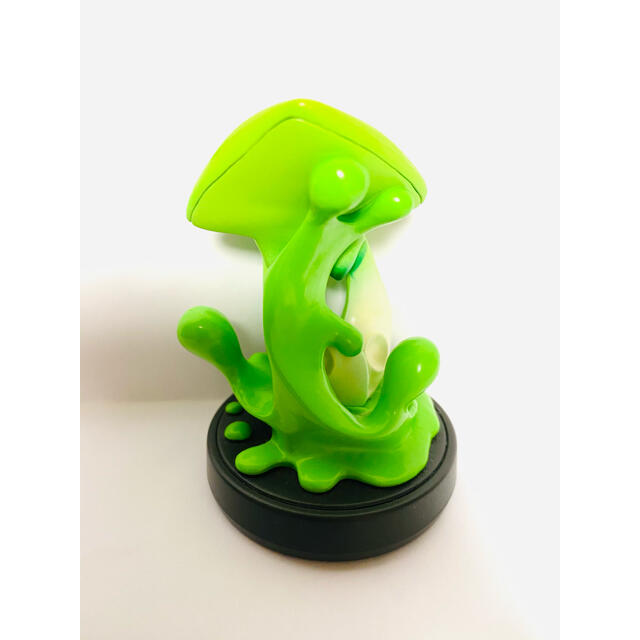 任天堂(ニンテンドウ)のイカ グリーン amiibo アミーボ スプラトゥーン Switch スイッチ エンタメ/ホビーのフィギュア(ゲームキャラクター)の商品写真