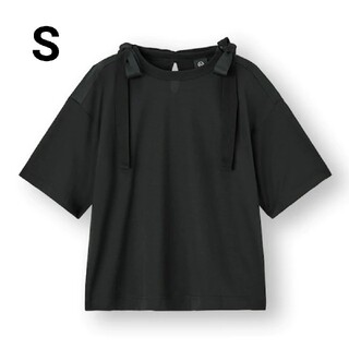 ジーユー(GU)のGU×UNDERCOVER　リボンデザインT(五分袖(Tシャツ(半袖/袖なし))