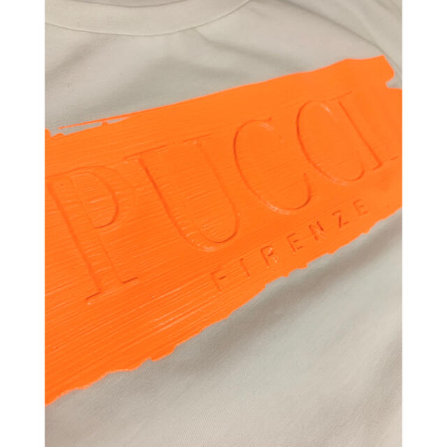 EMILIO PUCCI(エミリオプッチ)の【新作】エミリオプッチ　ロゴTシャツ　ホワイト レディースのトップス(Tシャツ(半袖/袖なし))の商品写真