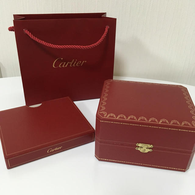 Cartier 新品 時計ボックス ショッパー カルティエ 空箱腕時計