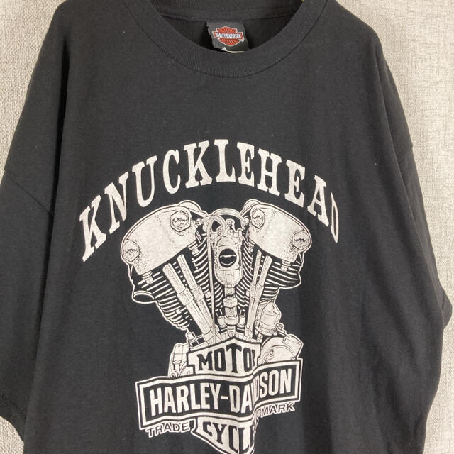 Harley Davidson(ハーレーダビッドソン)のHARLEY-DAVIDSON ハーレー Tシャツ ナックルヘッド メキシコ製 メンズのトップス(Tシャツ/カットソー(半袖/袖なし))の商品写真