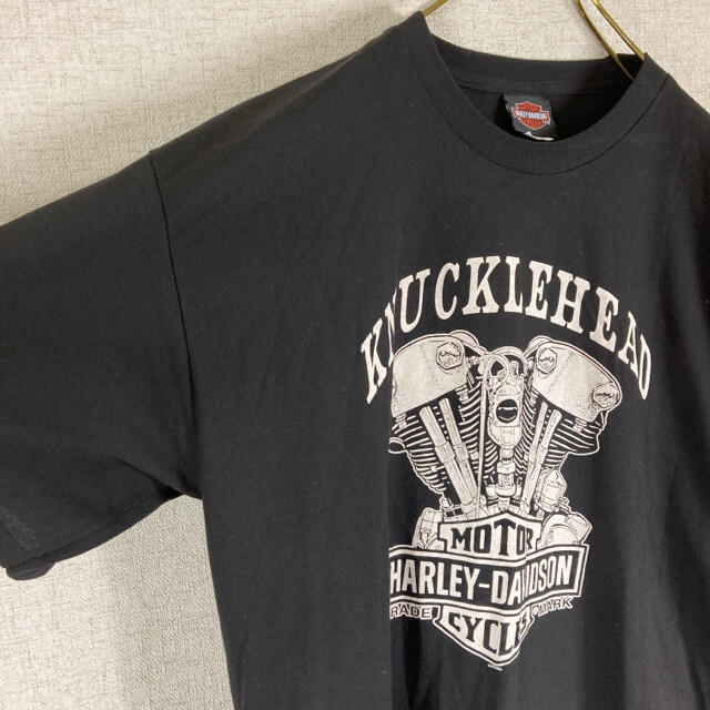 Harley Davidson(ハーレーダビッドソン)のHARLEY-DAVIDSON ハーレー Tシャツ ナックルヘッド メキシコ製 メンズのトップス(Tシャツ/カットソー(半袖/袖なし))の商品写真