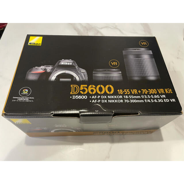 Nikon D5600 ダブルズームキット TOSHIBASDカード128GB付デジタル一眼