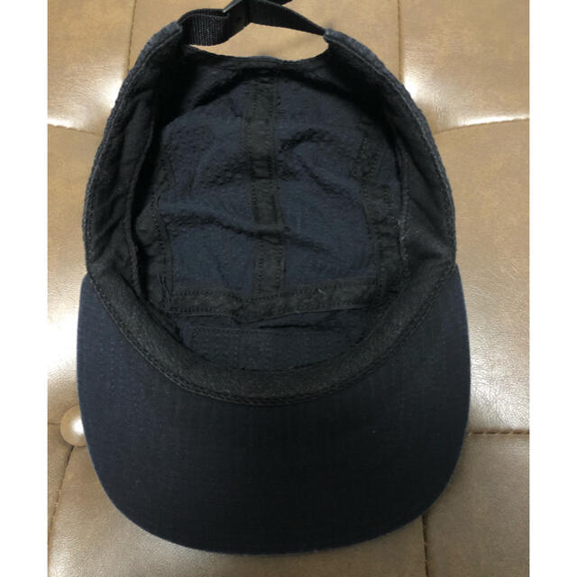 Tonal Seersucker Camp Cap