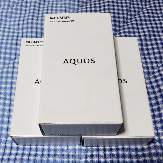 AQUOS sense5G  simフリー 3台セット★SH-M17 SHARP