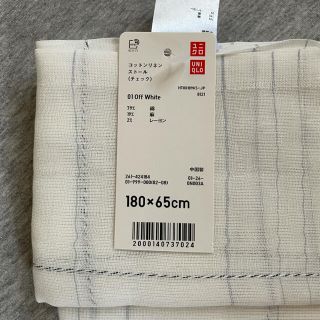 ユニクロ(UNIQLO)のUNIQLO コットンリネンストール(ストール/パシュミナ)