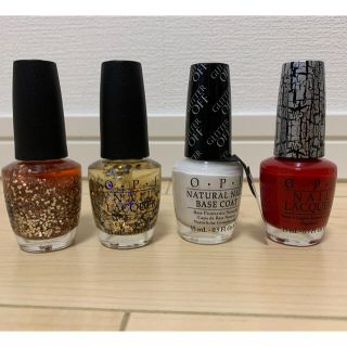 オーピーアイ(OPI)のOPI  マニキュア　4点セット(マニキュア)