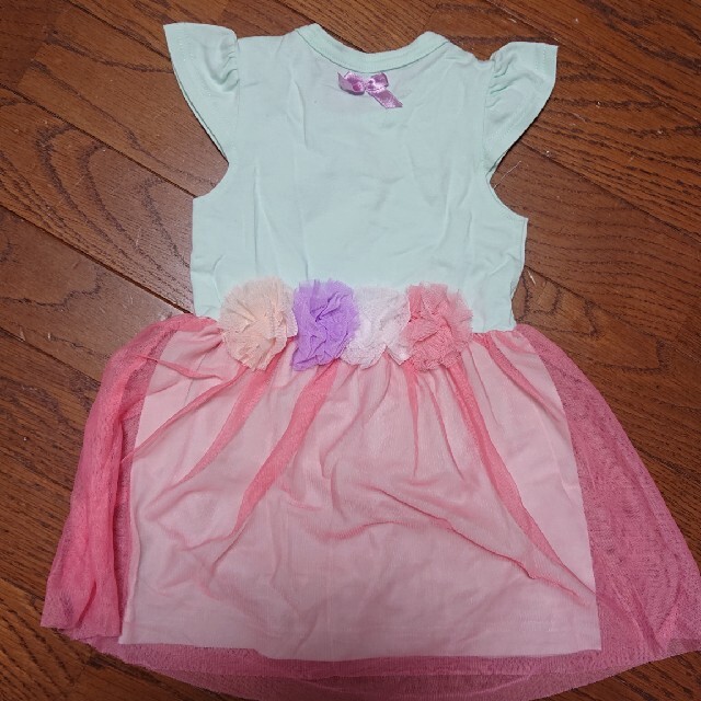 fafa(フェフェ)のpanpantutu チュールフラワーワンピース 90 キッズ/ベビー/マタニティのキッズ服女の子用(90cm~)(ワンピース)の商品写真