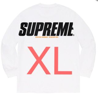 シュプリーム(Supreme)の【白 XL】Trademark L/S Top シュプリーム(Tシャツ/カットソー(七分/長袖))