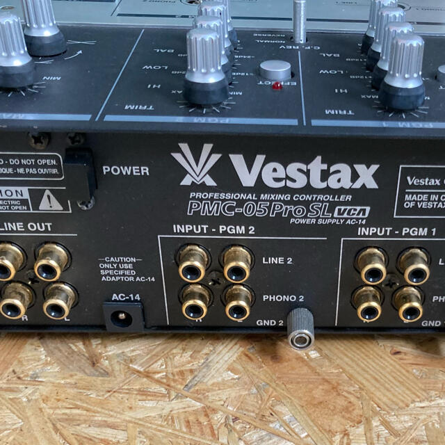 Vestax PMC  Pro SL VCA DJ Mixer 信頼 .0%OFF