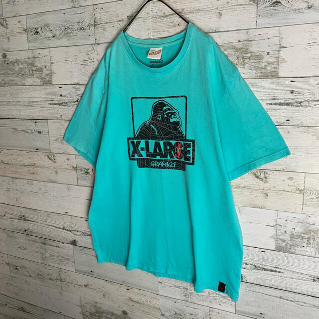 XLARGE(エクストララージ)の【希少カラー】エクストララージ★ビッグロゴプリント グラミチコラボ　Tシャツ メンズのトップス(Tシャツ/カットソー(半袖/袖なし))の商品写真