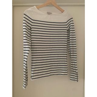 エイチアンドエム(H&M)のH&Mのボーダーカットソー(カットソー(長袖/七分))