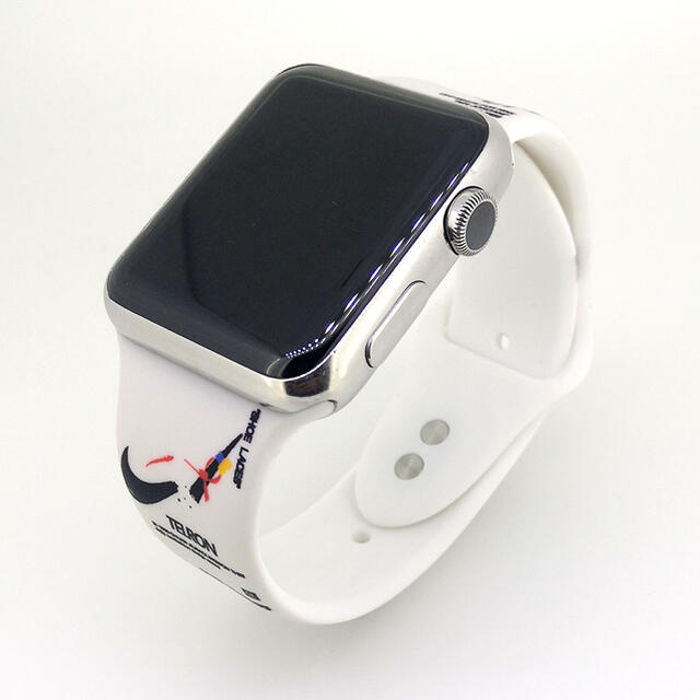 Apple Watch専用　スポーツバンド　ラバーバンド メンズの時計(ラバーベルト)の商品写真