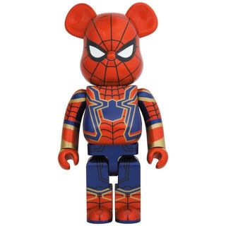 メディコムトイ(MEDICOM TOY)の即発送 BE@RBRICK IRON SPIDER 1000％(その他)