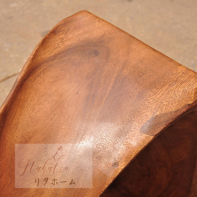 アンティーク調 レトロ チーク 木製サイドテーブル 椅子 花台 家庭用 スツール