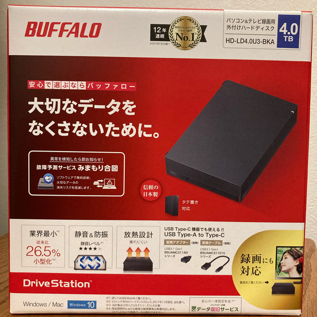 BUFFALO HD-LD4.0U3-BKA 4