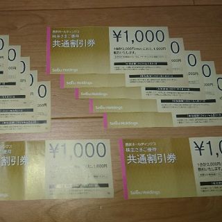 12枚セット 西武ホールディングス プリンス 株主優待券(その他)