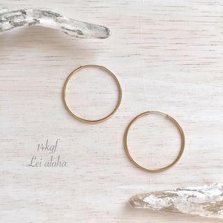 14kgf hoop ピアス＊ジャーナル、フリークス、ロンハーマン、ザラ、イエナ(ピアス)