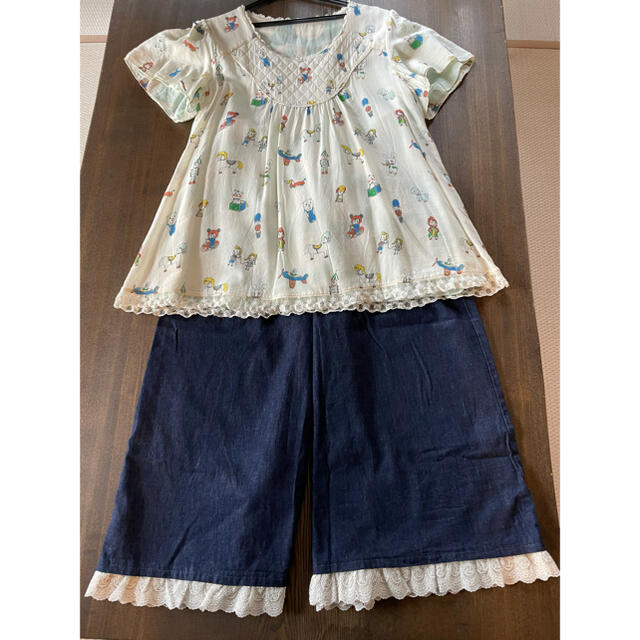 franche lippee(フランシュリッペ)のFL５サイズ　フランシュリッペワイドパンツ　未着品 レディースのパンツ(カジュアルパンツ)の商品写真