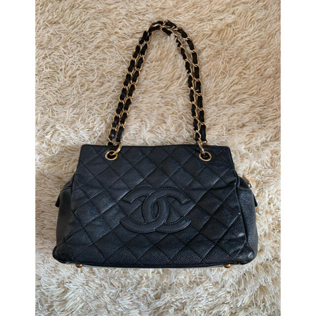 速くおよび自由な CHANEL - きららCHANEL キャビアスキン チェーン ...