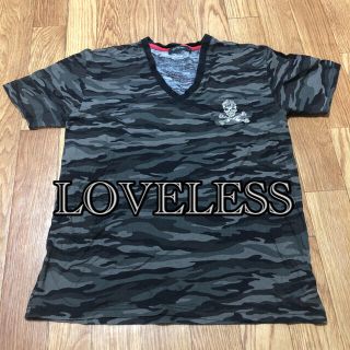 ラブレス(LOVELESS)のLOVELESS  ラブレス　メンズ　Tシャツ  迷彩　ドクロ(Tシャツ/カットソー(半袖/袖なし))