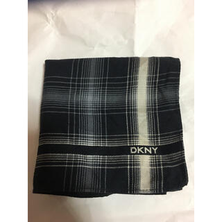 ダナキャランニューヨーク(DKNY)のDKNY ハンカチ　ブラック　グレー(ハンカチ/ポケットチーフ)