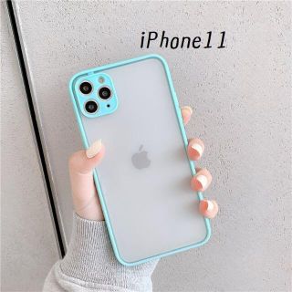 ♦新品送料込み♦ iPhone11 シンプル カバー ケース ミント(iPhoneケース)