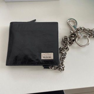 ディーアンドジー(D&G)の☆値下げ☆ D&G  DOLCE&GABBANA ドルガバ チェーン付折り財布(折り財布)