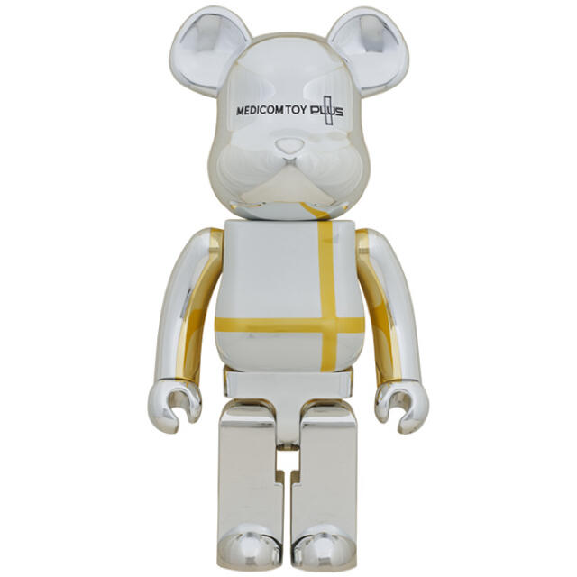 BE@RBRICK MEDICOMTOY CHROME Ver. 1000%BERBRICK