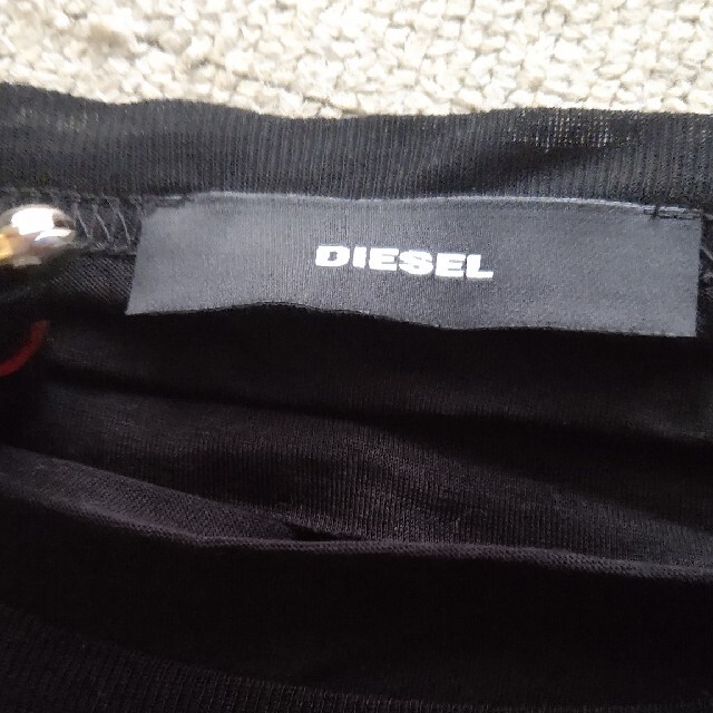 DIESEL(ディーゼル)のDIESEL 半袖　ティシャツ　黒　新品未使用 レディースのトップス(Tシャツ(半袖/袖なし))の商品写真